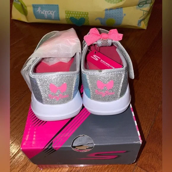 SKECHERS BITTY BOW GLAM TODDLER SHOES🎀 - Picture 3 of 6